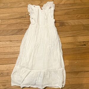 Cat & Jack White Eyelet Ruffle Sundress